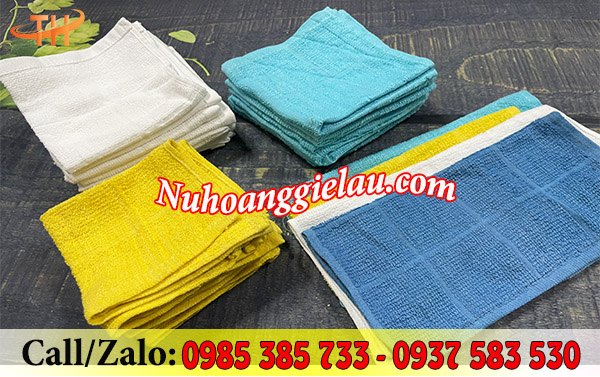 Khăn cotton vuông bề mặt mềm mịn Khăn cotton vuông bề mặt mềm mịn
