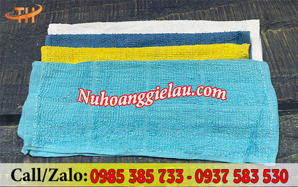 Khăn cotton vuông nhiều màu bắt mắt Khăn cotton vuông nhiều màu bắt mắt