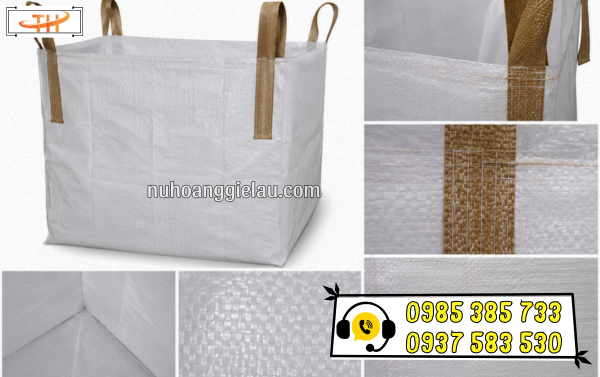 Cận chi tiết bao jumbo không miệng đáy liền Cận chi tiết bao jumbo không miệng đáy liền