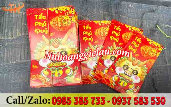 Bao lì xì Tết đa dạng đủ cỡ Bao lì xì Tết đa dạng đủ cỡ