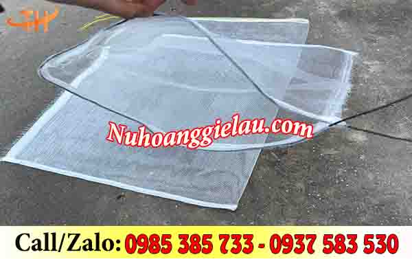 Túi lưới bao trái cây chống côn trùng sẵn dây rút miệng tiện lợi Túi lưới bao trái cây chống côn trùng sẵn dây rút miệng tiện lợi