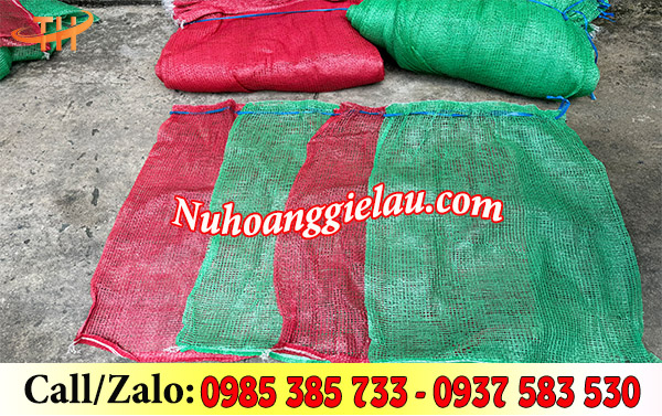 Bao tải lưới đựng nông sản nhiều màu đáp ứng tốt nhu cầu sử dụng Bao tải lưới đựng nông sản nhiều màu đáp ứng tốt nhu cầu sử dụng