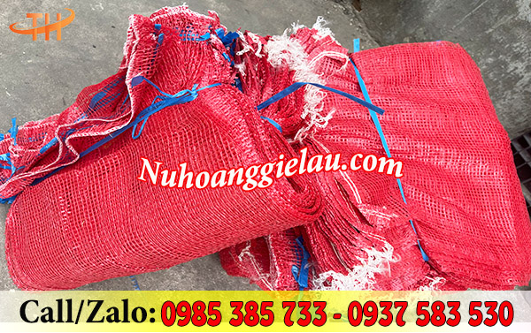 Bao lưới đựng nông sản 100 cái/ bó Bao lưới đựng nông sản 100 cái/ bó