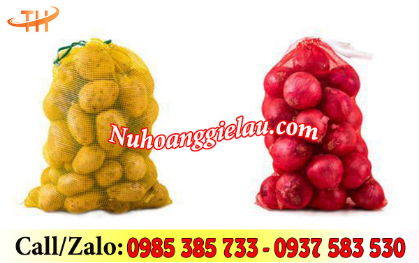Bao lưới đựng nông sản tiện lợi, an toàn Bao lưới đựng nông sản tiện lợi, an toàn