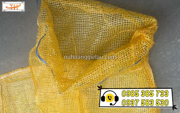 Bao lưới đựng nông sản cực thông thoáng Bao lưới đựng nông sản cực thông thoáng