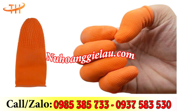 Bao ngón tay cao su có gai Bao ngón tay cao su có gai