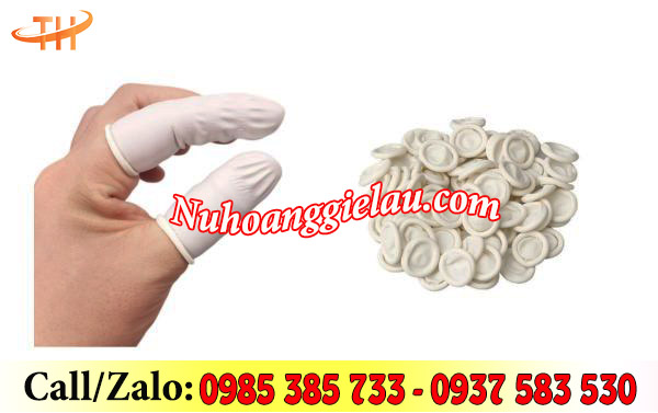 Bao ngón tay cao su trơn có đai Bao ngón tay cao su trơn có đai