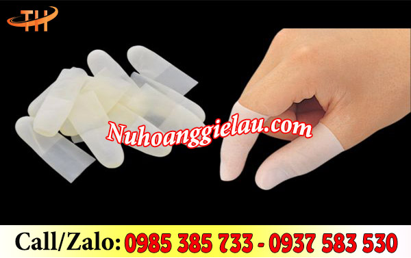 Bao ngón tay cao su không đai Bao ngón tay cao su không đai