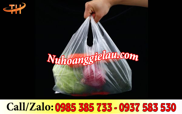 Túi nilon 2 quai đựng hàng hoá tiện lợi Túi nilon 2 quai đựng hàng hoá tiện lợi