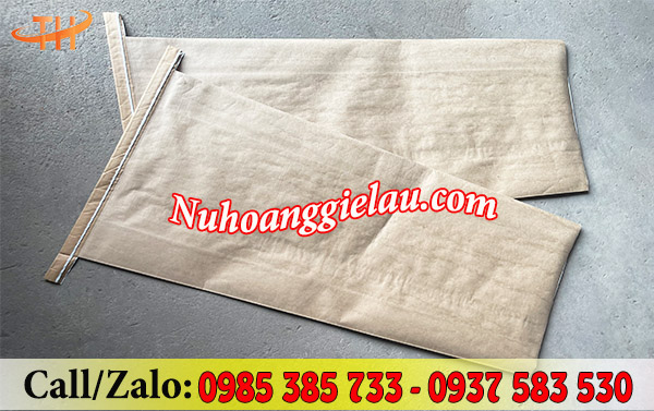 Bao pp dệt ghép giấy kraft trơn Bao pp dệt ghép giấy kraft trơn