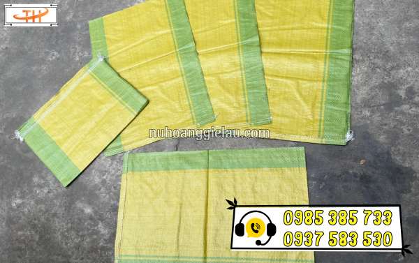 Bao tải dệt PP phối sọc Bao tải dệt PP phối sọc