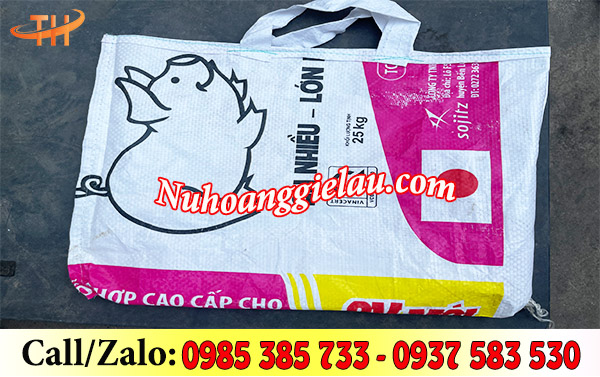 Bao tải có quai hàng tái chế Bao tải có quai hàng tái chế