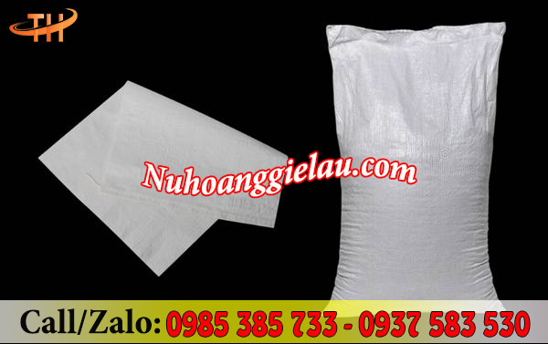 Bao tải tráng màng nhựa nilon siêu bền, siêu chắc Bao tải tráng màng nhựa nilon siêu bền, siêu chắc