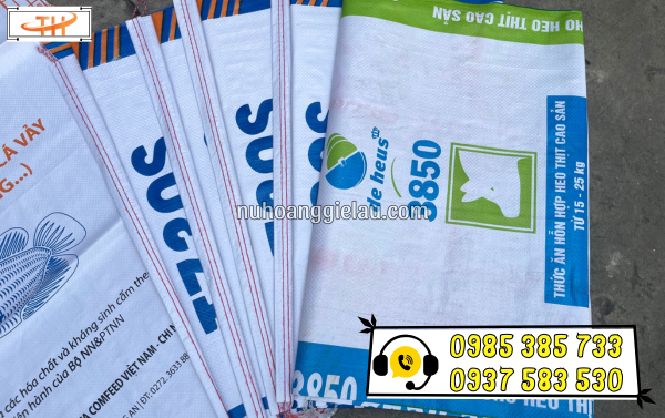 Bao tải tráng nhựa cũ Bao tải tráng nhựa cũ