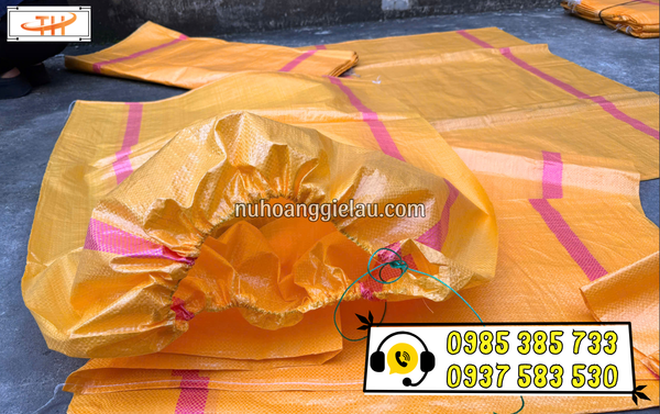 Bao tải đóng hàng có dây rút miệng Bao tải đóng hàng có dây rút miệng