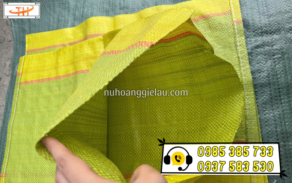 Bao tải PP dệt đựng gạo dày, bền Bao tải PP dệt đựng gạo dày, bền