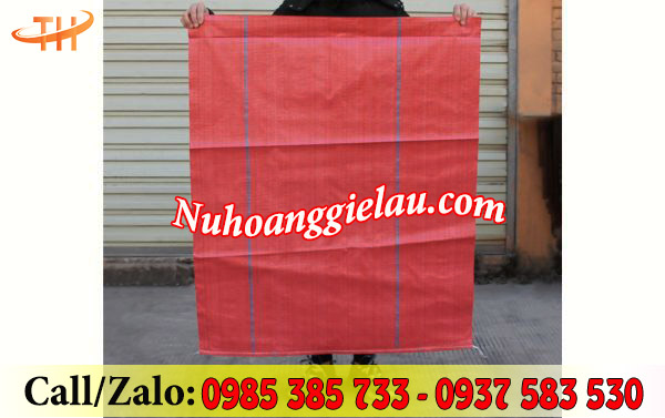 bao tải đóng hàng 100kg màu đỏ bao tải đóng hàng 100kg màu đỏ