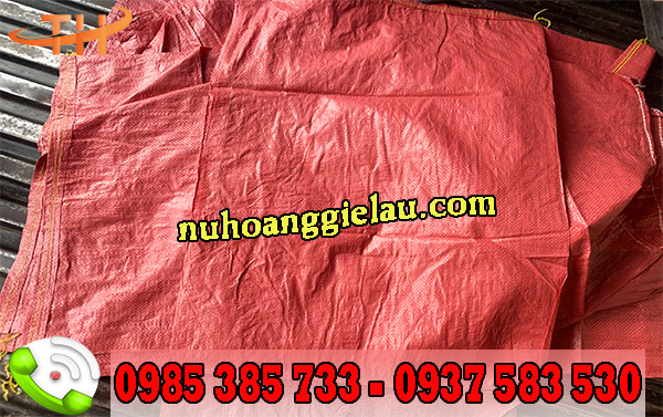 Bao tải đóng hàng màu đỏ Bao tải đóng hàng màu đỏ