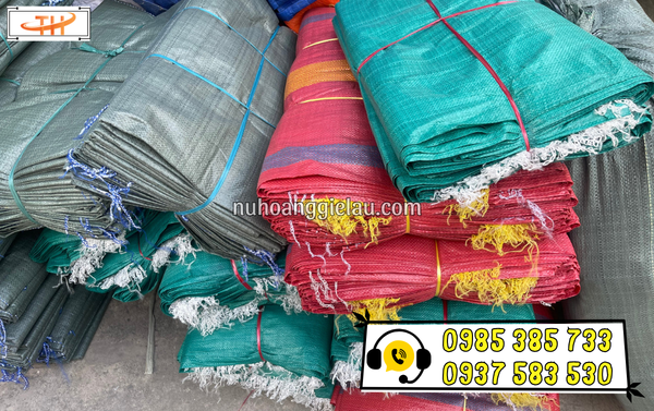 Bao tải đóng hàng có dây rút miệng sẵn đủ màu Bao tải đóng hàng có dây rút miệng sẵn đủ màu