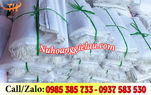 Bao tải dứa trắng tráng nhựa Bao tải dứa trắng tráng nhựa
