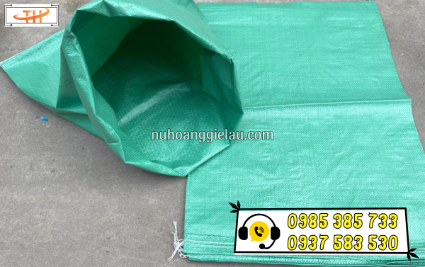 Bao tải dệt PP màu trơn Bao tải dệt PP màu trơn
