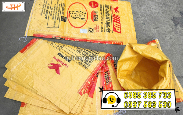 Bao tải dứa cũ đa dạng màu, chuẩn loại Bao tải dứa cũ đa dạng màu, chuẩn loại