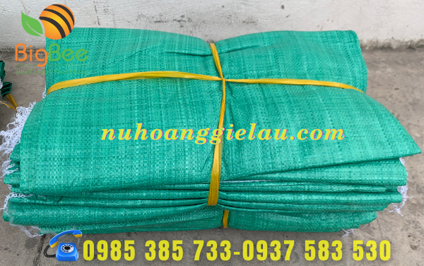 bao tải dứa được đóng gói theo từng bó