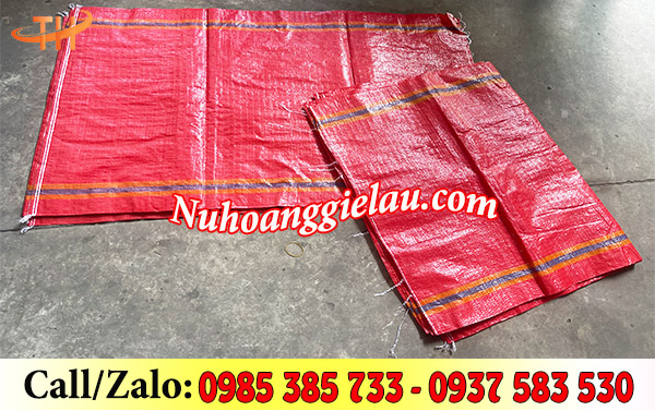 Bao tải dứa màu đỏ Bao tải dứa màu đỏ