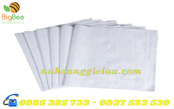 bao tải dứa màu trắng