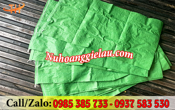 Bao tải dứa màu xanh lá Bao tải dứa màu xanh lá