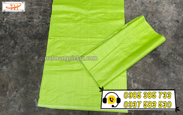 Bao tải dứa màu xanh chuẩn đẹp Bao tải dứa màu xanh chuẩn đẹp
