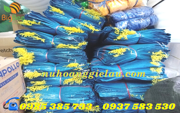 bao tải dứa xanh dương Thu Hồng