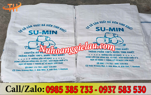 Bao tải đựng nước đa in theo mẫu Bao tải đựng nước đa in theo mẫu