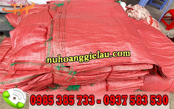 bao tải đựng hàng màu đỏ bao tải đựng hàng màu đỏ