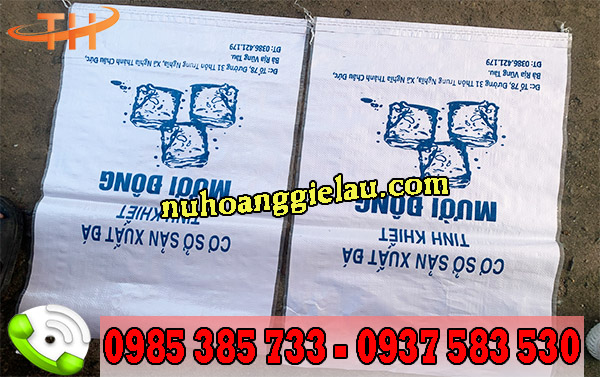 bao tải in hình đựng nước đá đẹp, sắc nét bao tải in hình đựng nước đá đẹp, sắc nét