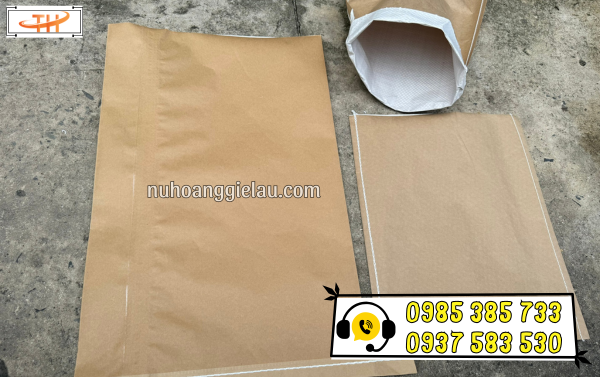 Bao tải giấy kraft có lót PP bên trong đa dạng với nhiều kích cỡ Bao tải giấy kraft có lót PP bên trong đa dạng với nhiều kích cỡ
