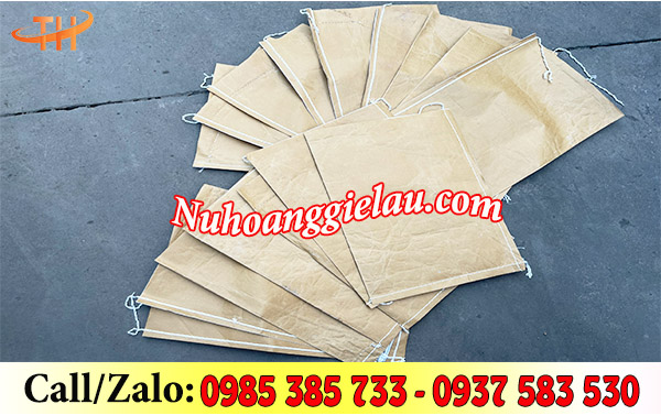 Bao tải giấy xi măng trơn Bao tải giấy xi măng trơn