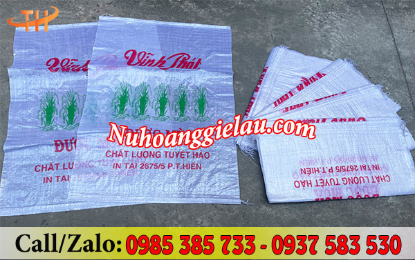 Mẫu bao tải in logo trong suốt Mẫu bao tải in logo trong suốt