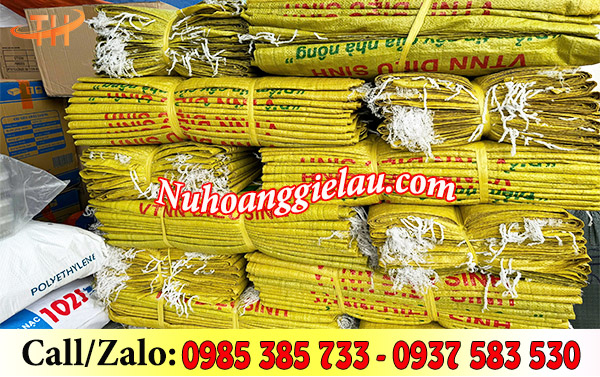 Bao tải in logo sẵn số lượng sỉ Bao tải in logo sẵn số lượng sỉ