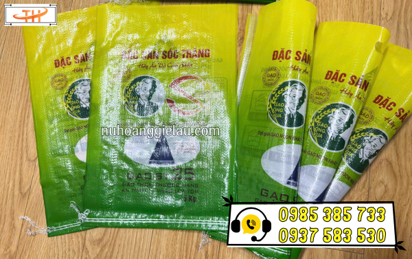Mẫu bao tải in logo theo yêu cầu Mẫu bao tải in logo theo yêu cầu