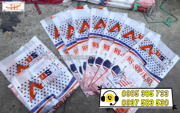 Mẫu bao tải in logo theo yêu cầu Mẫu bao tải in logo theo yêu cầu