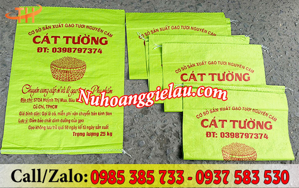 Bao tải in logo theo yêu cầu giá rẻ Bao tải in logo theo yêu cầu giá rẻ