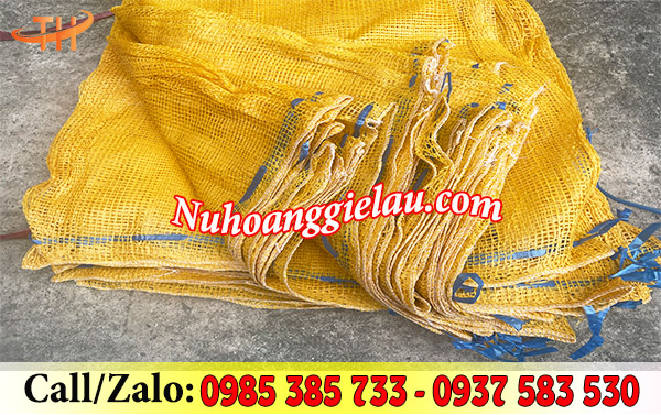 Bao tải lưới dựng nông sản thông thoáng, dày dặn Bao tải lưới dựng nông sản thông thoáng, dày dặn