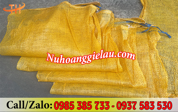 Bao lưới đựng nông sản thoáng khí, chống ẩm mốc Bao lưới đựng nông sản thoáng khí, chống ẩm mốc