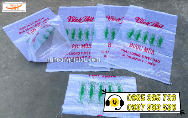 Bao tải dệt PP tráng nhựa chất lượng cao Bao tải dệt PP tráng nhựa chất lượng cao