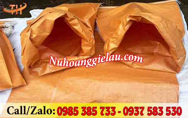 Bao tải tráng nhựa dày dặn sẵn tại Thu Hồng Bao tải tráng nhựa dày dặn sẵn tại Thu Hồng