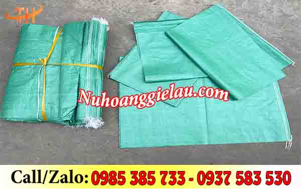 Bao tải PP dệt màu xanh dương Bao tải PP dệt màu xanh dương