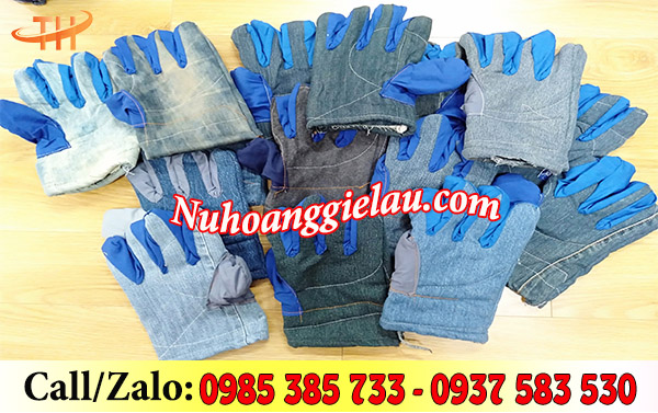 Găng tay vải jean sử dụng an toàn, tiện lợi Găng tay vải jean sử dụng an toàn, tiện lợi