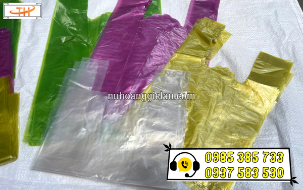 Túi nilon hàng chợ nhiều màu Túi nilon hàng chợ nhiều màu