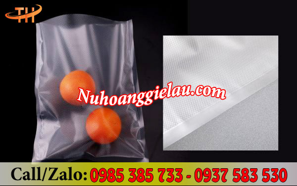 Túi hút chân không 1 mặt trơn 1 mặt nhám Túi hút chân không 1 mặt trơn 1 mặt nhám